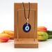 Evil Eye Men's And Women's Necklace Glass Pendant Accessory Wax Cord Simple_voghion.com
