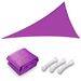 28' x 28' x 28' Triangle Sun Shade Sail/ Red Purple_voghion.com