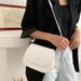 Femei moda PU piele umăr geantă de mână Crossbody Bag simplu culoare solidă clapă Messenger husă genți de mână_voghion.com
