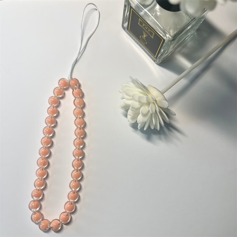 Bead Mobile Phone Bracelet Lanyard Wrist Strap Universal Accessory Cord Phone Hand Rope for case key chain Camera Anti-lost_voghion.com