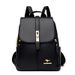Women's 2025 New Korean Version Versatile Soft Leather Bag Simple Large Capacity Travel Ladies Backpack_voghion.com