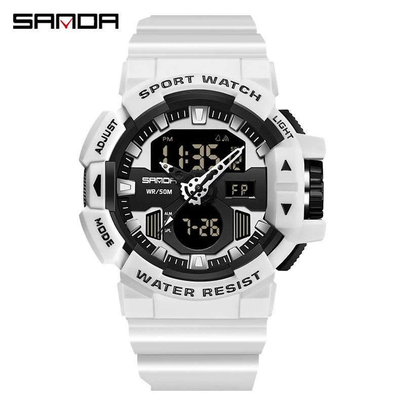 Montre Homme Étudiant Montre Électronique Tendance De La Mode Simple Étanche Lumineuse Montre Homme Extérieure_voghion.com