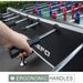 Foosball Table Soccer Arcade Games: Foosball Tables Adult Size For Home, Game Room, Bar - Competition Sized Football Table W/ 2 Balls, 2 Drink Holders_voghion.com