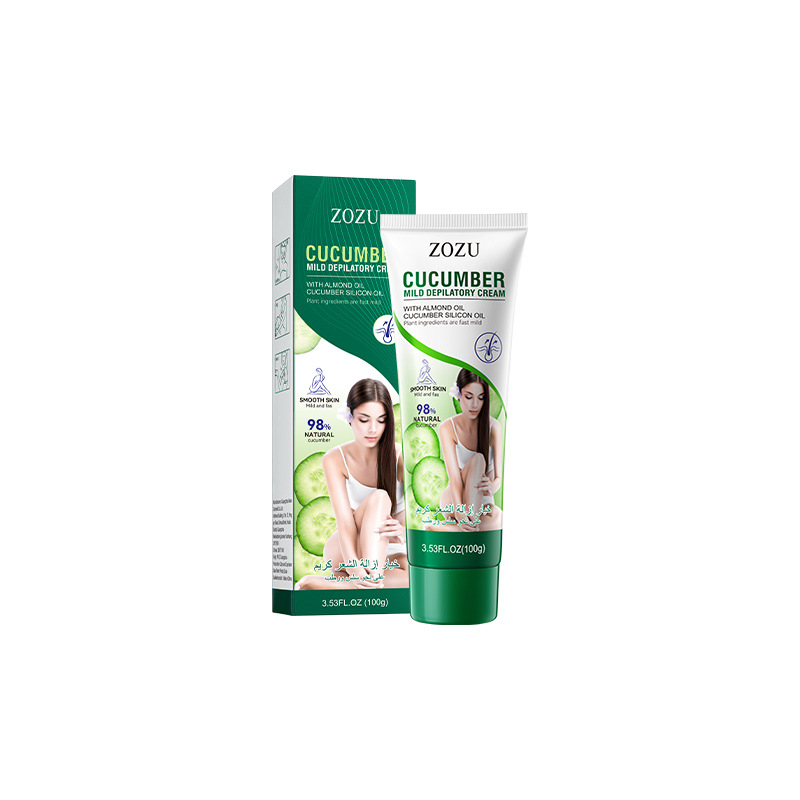 ZOZU Green Melon Crema delicata per la depilazione di ascelle, braccia, cosce e corpo intero da donna_voghion.com
