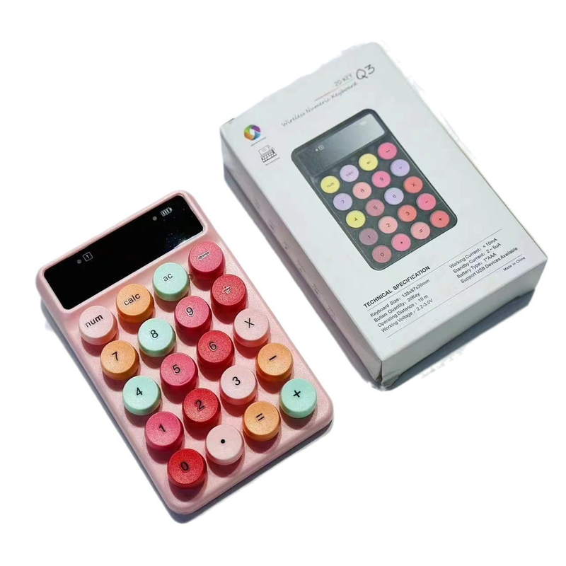 Laptop External Wireless Color Mechanical Number Mini Keyboard Dot Password Calculator Complex_voghion.com
