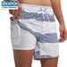Blaue und weiße vertikale Streifen, neue bedruckte Badehose, Strandhose, 2-in-1-Doppelschicht-Sportshorts für Herren, Anti_voghion.com