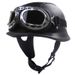 Retro new helmet Leather wrapped helmet Punk style helmet safety helmet_voghion.com