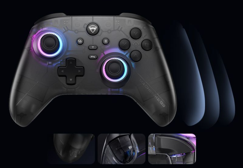 Mechanic G3V2 Pro Force Adjustment Hall Joystick Bluetooth Game Wireless Three-Mode Controller PC Computer NS_voghion.com