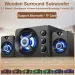 Głośnik komputerowy USB PC Desktop Power Bluetooth Plus USB-TF-AUX Subwoofer z kolorową diodą LED 2.1 3-kanałowy_voghion.com