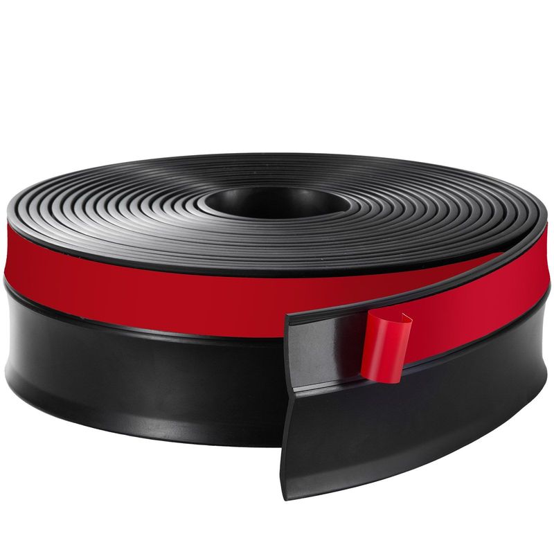 VEVOR Garage Door Top And Sides Seal Strip 20 FT Universal Weather Stripping_voghion.com