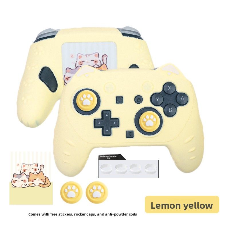 Cover in silicone per controller Switch Pro - Pelle protettiva per gamepad Switch Pro/NS2/PS5 (8 colori) - Impugnatura antiscivolo e assorbimento degli urti (151×122×41 mm)_voghion.com