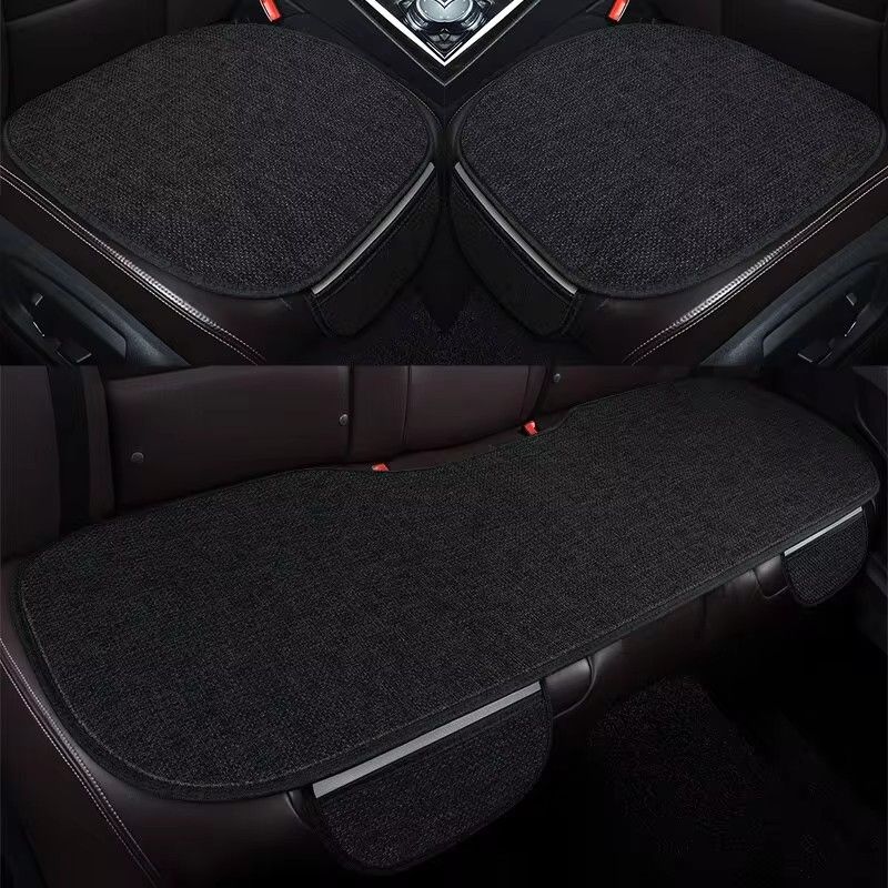 Dreiteiliges Set aus Eisseiden-Autositzkissen_voghion.com