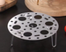 Stainless Steel Steaming Household Multi-Functional Water-Proof High-Legged Pot Small Egg Steamer Rack_voghion.com