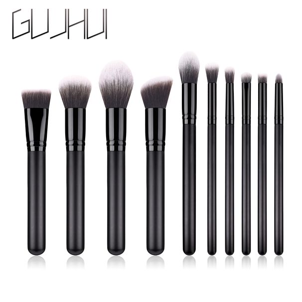 10-Stéck Make-up Pinselset, Schéinheetsinstrumenter, Pinselset, nei Produkter, fënnef grouss a fënnef kleng GUJHUI_voghion.com