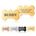 Personalized Dog Identification Tag By PawParty Store_voghion.com