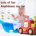 New Baby Bathroom Bath Car Parking Toys With Submersible Pump Fun Interactive Toys_voghion.com
