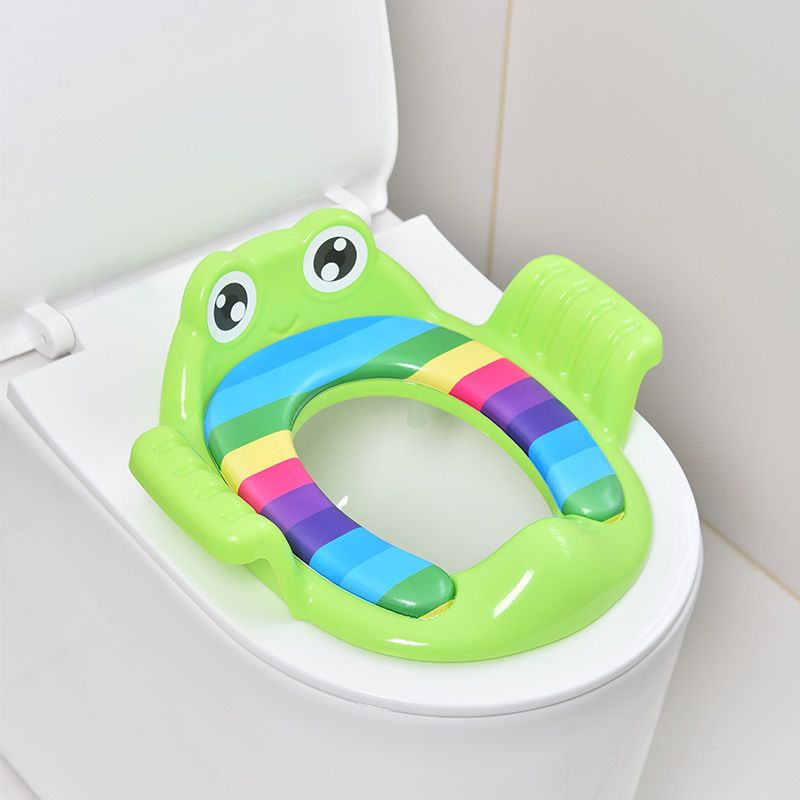 Siège de toilette pour enfants, apprentissage de la propreté auxiliaire pour tout-petits, toilettes rembourrées, toilettes pour bébé épaisses et confortables à main_voghion.com