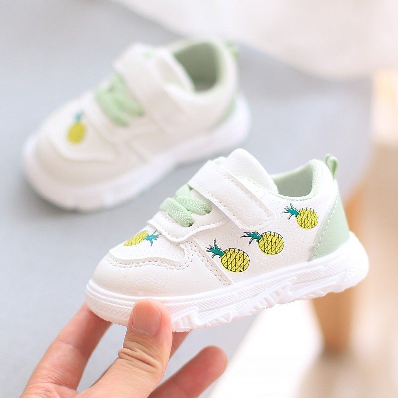 Kids Shoes Baby leather shoes 1-3 years old soft sole toddler shoes spring and autumn new boys single shoes sports white shoes casual_voghion.com