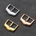 Accessoires de montre en acier inoxydable Boucle de montre Bouton Boucle triangulaire Boucle ardillon Accessoires de montre en acier inoxydable Polissage fin 12 mm 20 mm_voghion.com