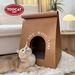 TOOCAT Eco-Friendly Kraft Bag Cat Scratching Board All-Season Universal Scratch-Resistant Non-Shedding Corrugated Paper_voghion.com