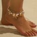 Conch Seestern Urlaub Böhmischen Stil Mode frauen Shell Perle Fußkettchen_voghion.com
