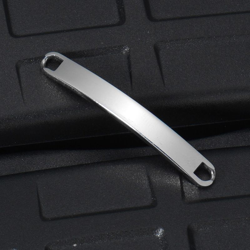 Nuovo braccialetto a catena curva con personalità, stile semplice per le donne, gioielli in acciaio inossidabile di nicchia_voghion.com