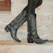 【Pre-sale | Ships In 15 Days】Vintage Pointy Boots With Chunky Heels_voghion.com