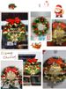 Decorative Wreath Photo Prop Scene Setup Vine Christmas Tree Ornament Peripheral Wall Door Hanging_voghion.com