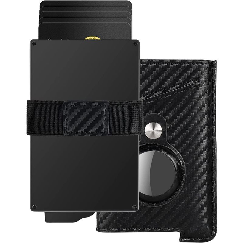 Produttori di borse da uomo Nuovo stile Portafoglio ultra sottile Portafoglio con porta carte di credito RFID Pop Up Portafoglio Airtag_voghion.com
