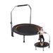 For Foldable 440lbs Adjustable Foam Handle With 48 Trampoline Load Rebounder Exercise Mini Adults Fitness Max 330lbs Trampoline_voghion.com