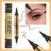 Hellokiss double head four pronged liquid eyebrow pencil+eyeliner quick drying waterproof Eyebrow pencil new product_voghion.com