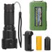 LED Rechargeable Flashlight Zoomable Aluminum Alloy Flashlight Torch _voghion.com