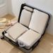 New diamond shaped compressed bag for business travel, classified storage of travel clothing, toiletries set_voghion.com