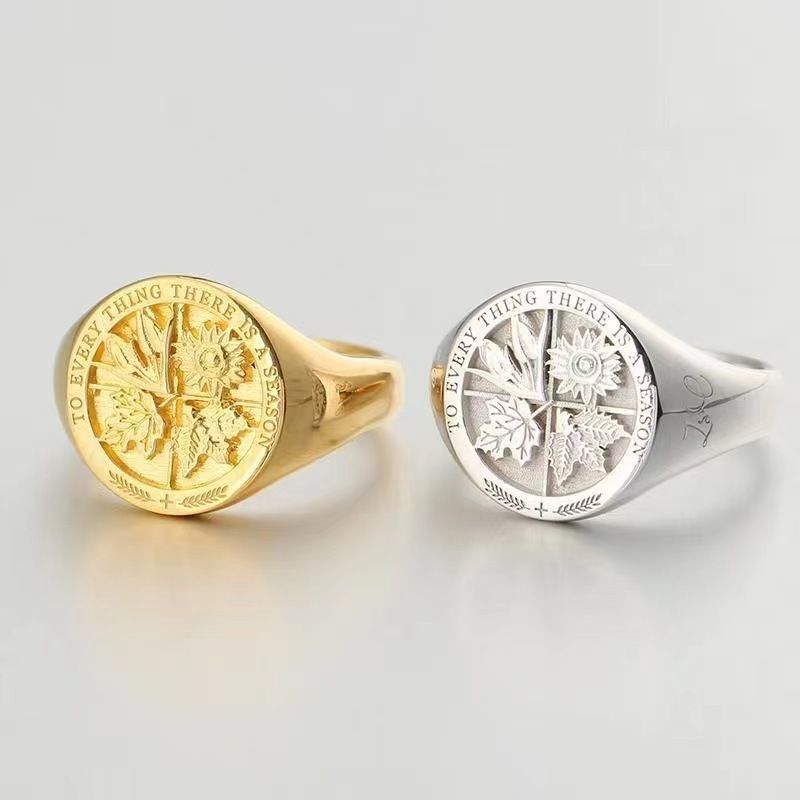 Papas Everything Has Its Place Unisex Ring Bold Light Luxury Niche Style Personality Fashion Versatile_voghion.com