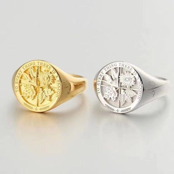 Papas Everything Has Its Place Unisex Ring Bold Light Luxury Niche Style Personality Fashion Versatile_voghion.com