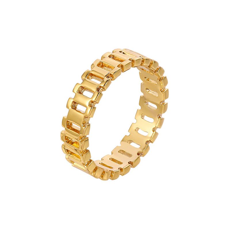 Hot Selling New Cuban Men's Hip Hop Gear Tail Minimalist Metal Ring_voghion.com