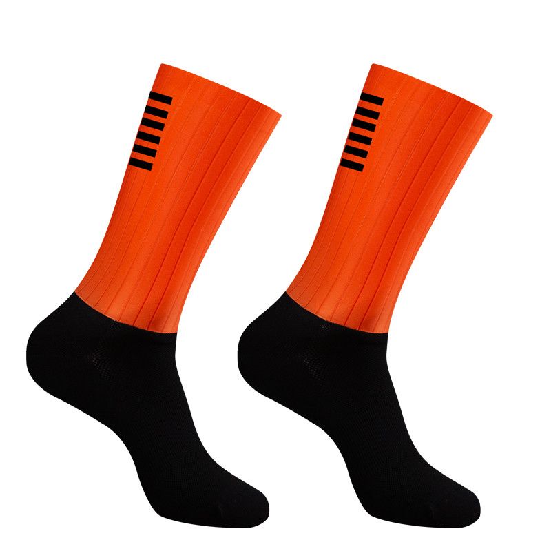 Anti-Rutsch Silikon Summer Aero Socken Whiteline Vëlossocken Männer Vëlos Sport Laf Vëlossocken Calquetines_voghion.com