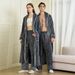 Autumn And Winter Thickened Comfortable Nightgown Extended Couple Warm Loungewear_voghion.com