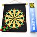 Doppelseitig beflocktes mittelgroßes 12-Zoll-Zielscheiben-Set für Kinder mit sicherem magnetischem Dartboard, inklusive 4 Darts_voghion.com