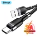 Elough Type Wire For Xiaomi Redmi Realme Poco Mobile Phone Fast Charging C Cable Type-C Charger Micro USB Cables_voghion.com