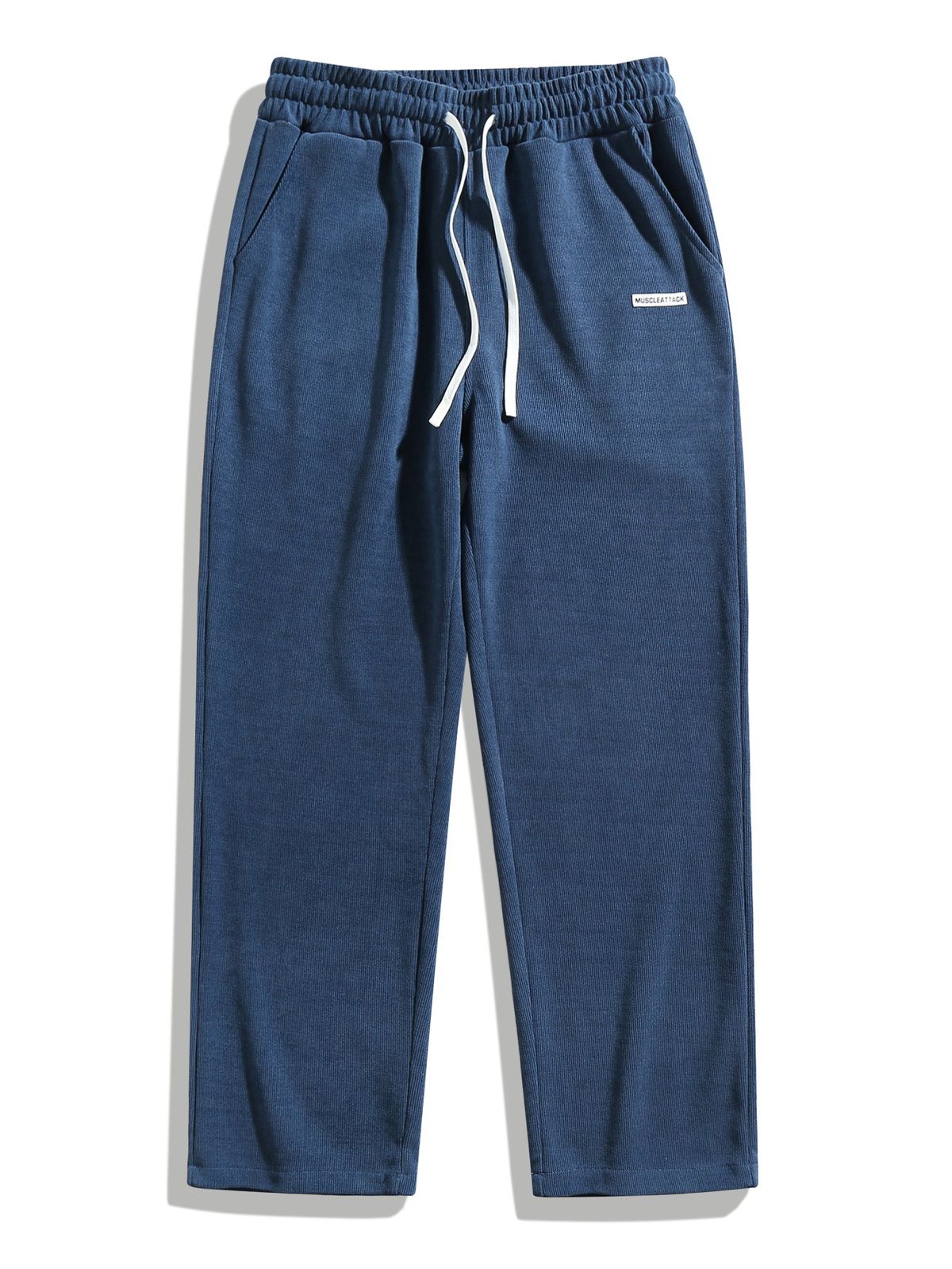 Lässige Herrenhose mit weitem Bein – Streetwear-Mode für Herbst und Winter – Locker sitzende Hose mit Kordelzug in der Taille – leicht und bequem_voghion.com