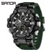 Men's And Women's Sport Watch With Digital Display, Waterproof, Alarm, Stopwatch, Backlight, Multi-Function For Everyday Wear Multi Function Student_voghion.com