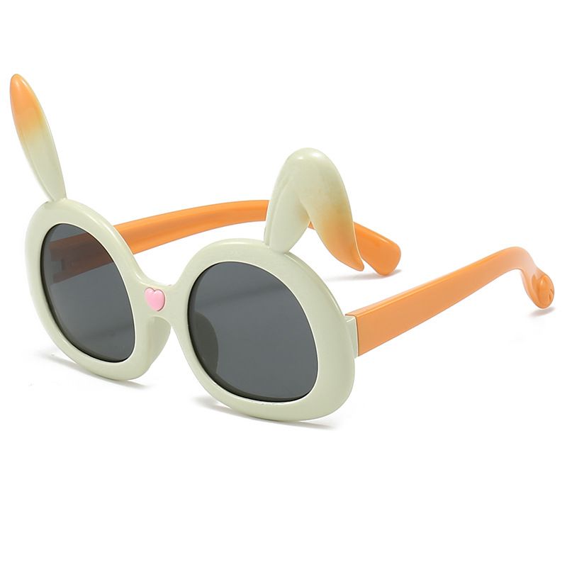New Children's Cute Cartoon Rabbit Youth Polarizing Mirror Student Sunglasses 8185_voghion.com