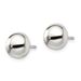 Sterling Silver Polished 8mm Button Earrings_voghion.com