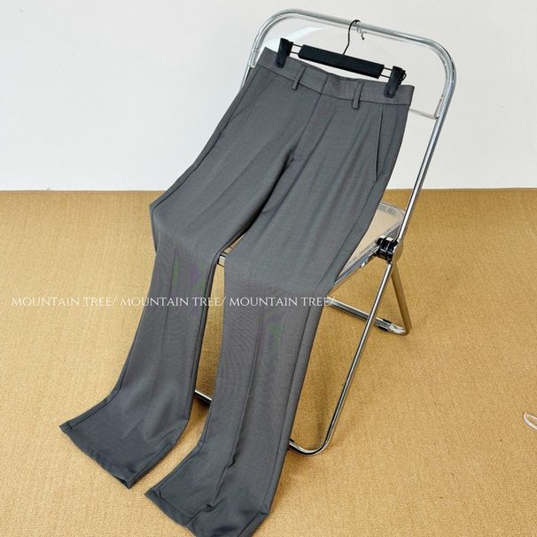 Premiumproducten Premiumproducten 4-kleuren High-end Slim Fit Micro Cleanfit Heren Rechte Tube Hangende Gevoel Broek, Amerikaanse Pak Casual Broek_voghion.com