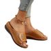 Women's large wedge-heeled sandals women's wide strip line breathable casual shoes Solid color wedge-heeled women's shoes_voghion.com