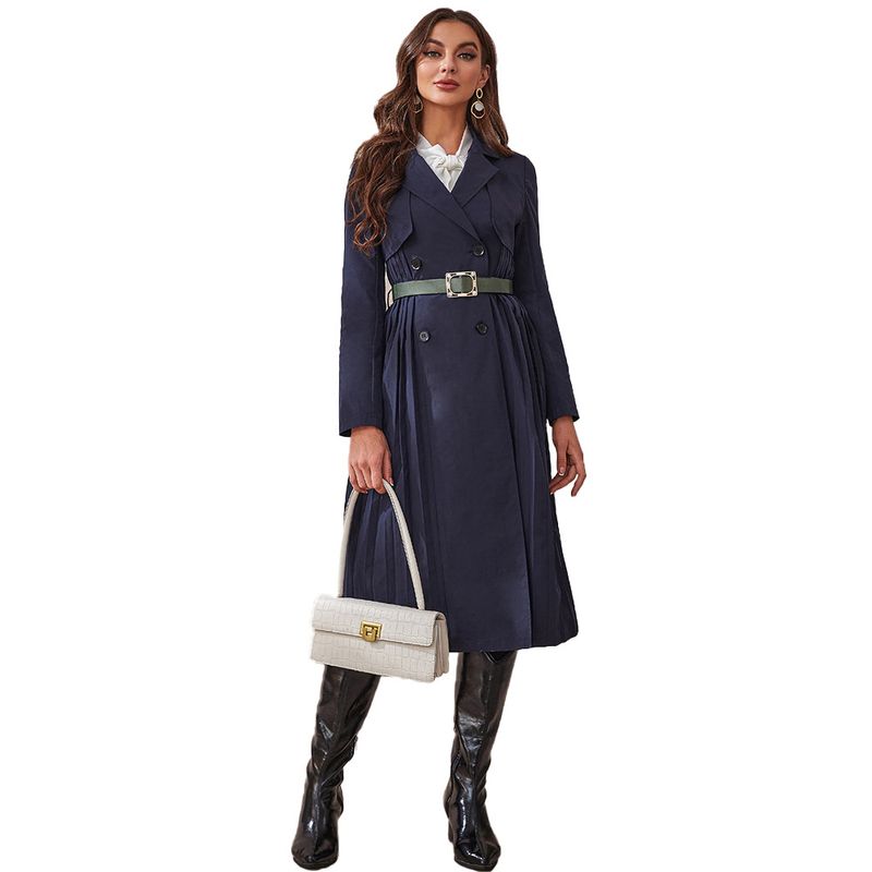 Women's Clothing women's windbreaker street fashion long coat suit jacket_voghion.com
