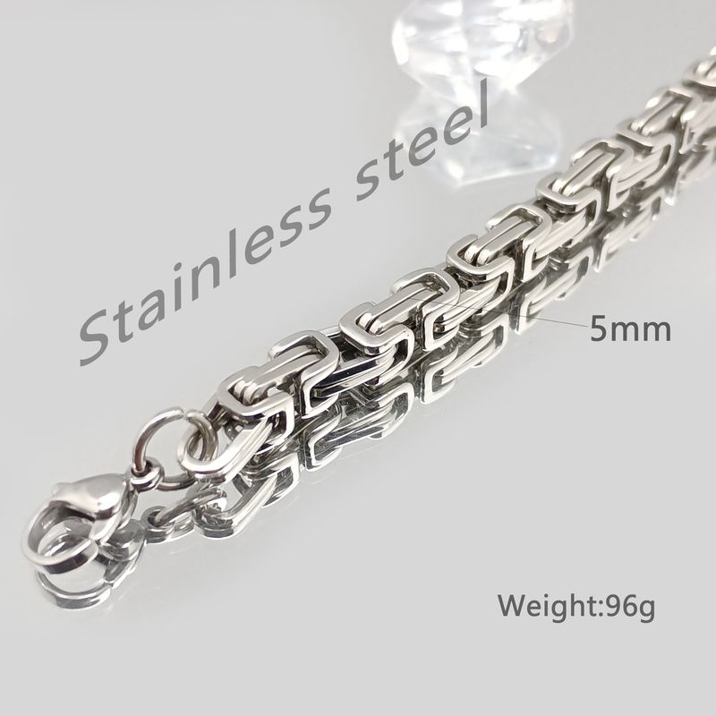 Stainless Bracelet Titanium Steel Trendy Men's Imperial Dragon Bone Chain Non-Fading Jewelry_voghion.com