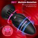 Plug anal vibrant rotatif à base de mèche, version application, pour hommes et femmes, flirt, masturbation anale, jouets sexuels pour adultes_voghion.com