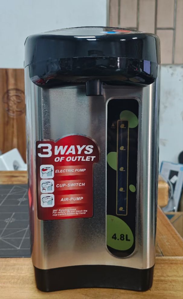 110-V-Wasserkocher – 6,8 l großes Fassungsvermögen aus Edelstahl, Warmhaltefunktion für Zuhause und Büro_voghion.com